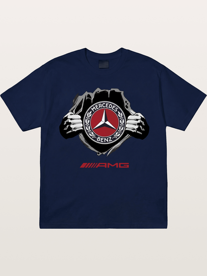 Benz Star Tear Graphic Gildan T-shirt