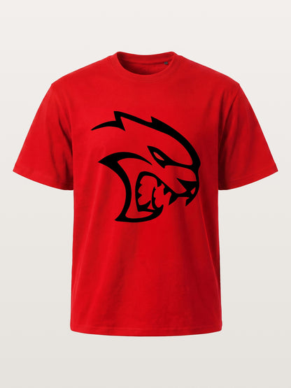 Hellcat Devil Face Silhouette Cotton T-shirt