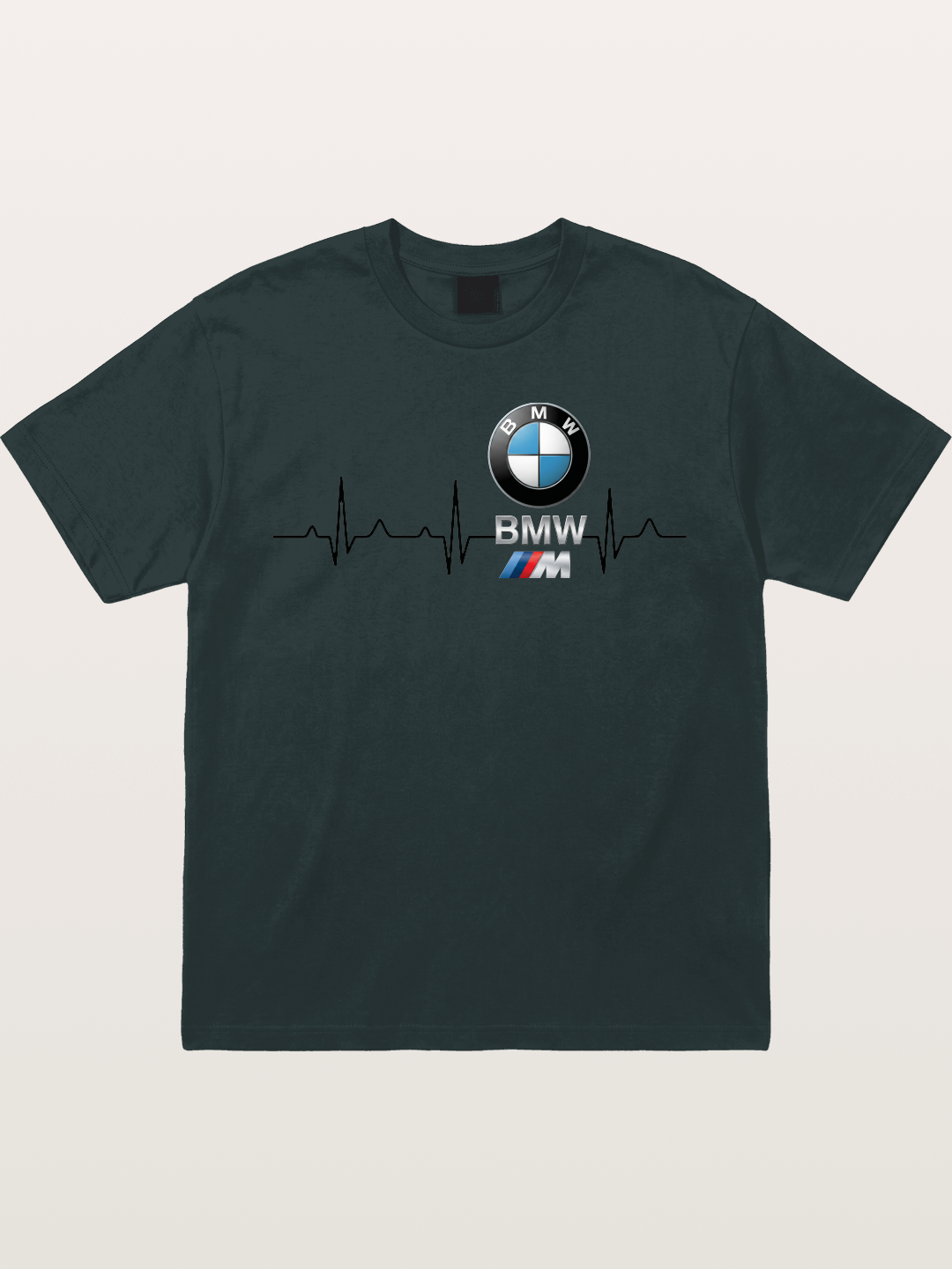 BMW Heartbeat Logo Art Gildan T-shirt