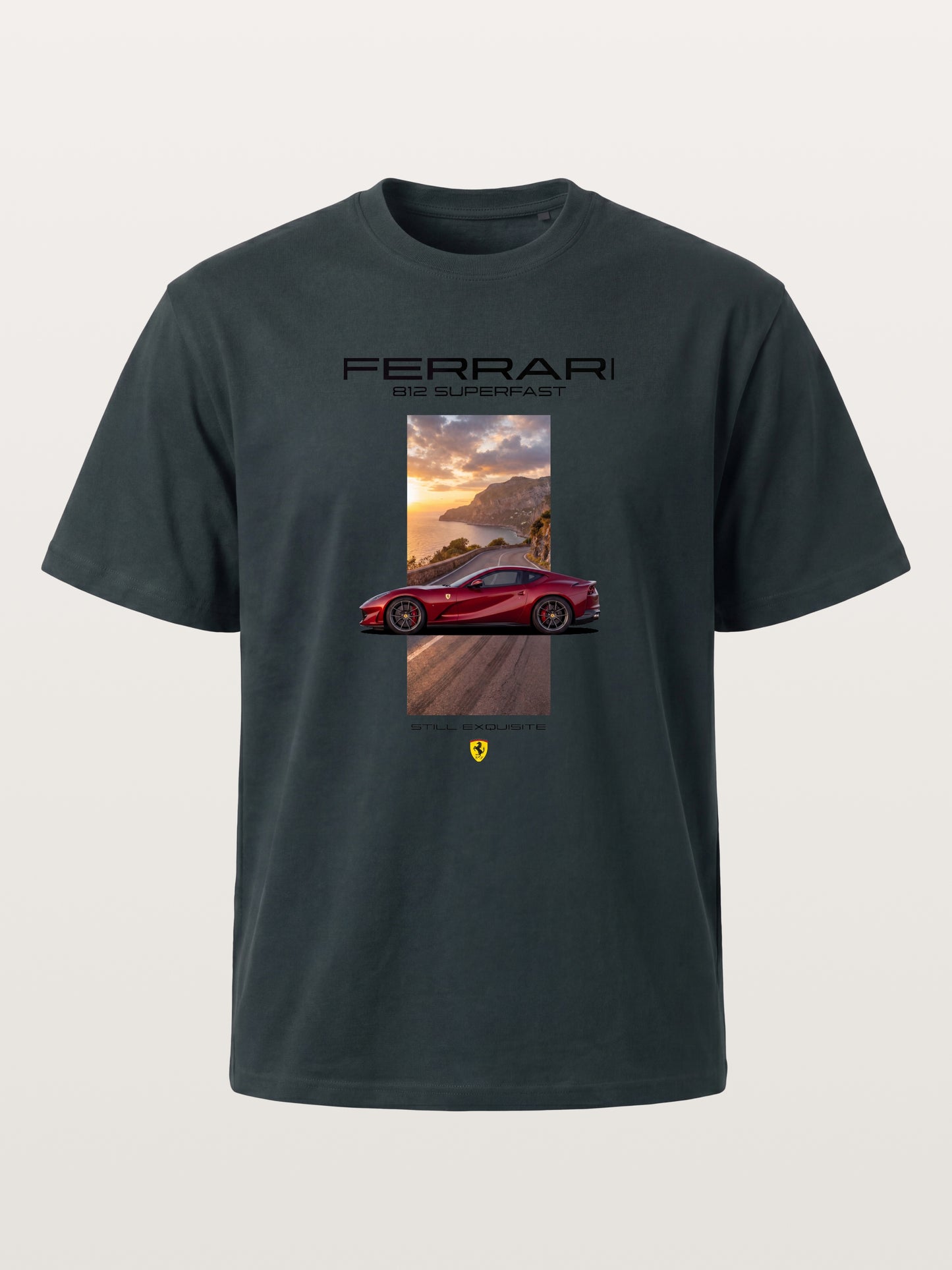 Ferrari 812 Tuscan Road Print Gildan T-shirt