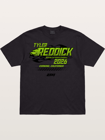 Tyler Reddick 2026 NASCAR Schedule Art Cotton T-shirt