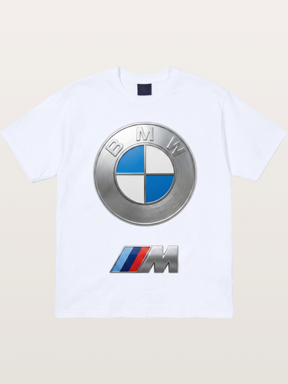 BMW M Series Metal Emblem Gildan T-shirt