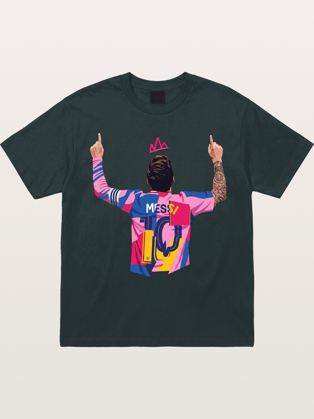 Messi No.10 Celebration Pose Gildan T-shirt