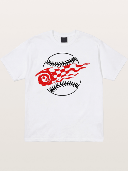 Blaze Wheel Cotton T-shirt