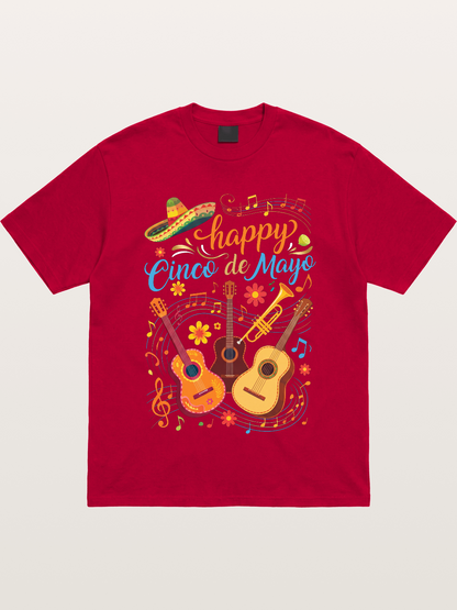 Mexican Guitar Trumpet Notes Gildan T-shirt