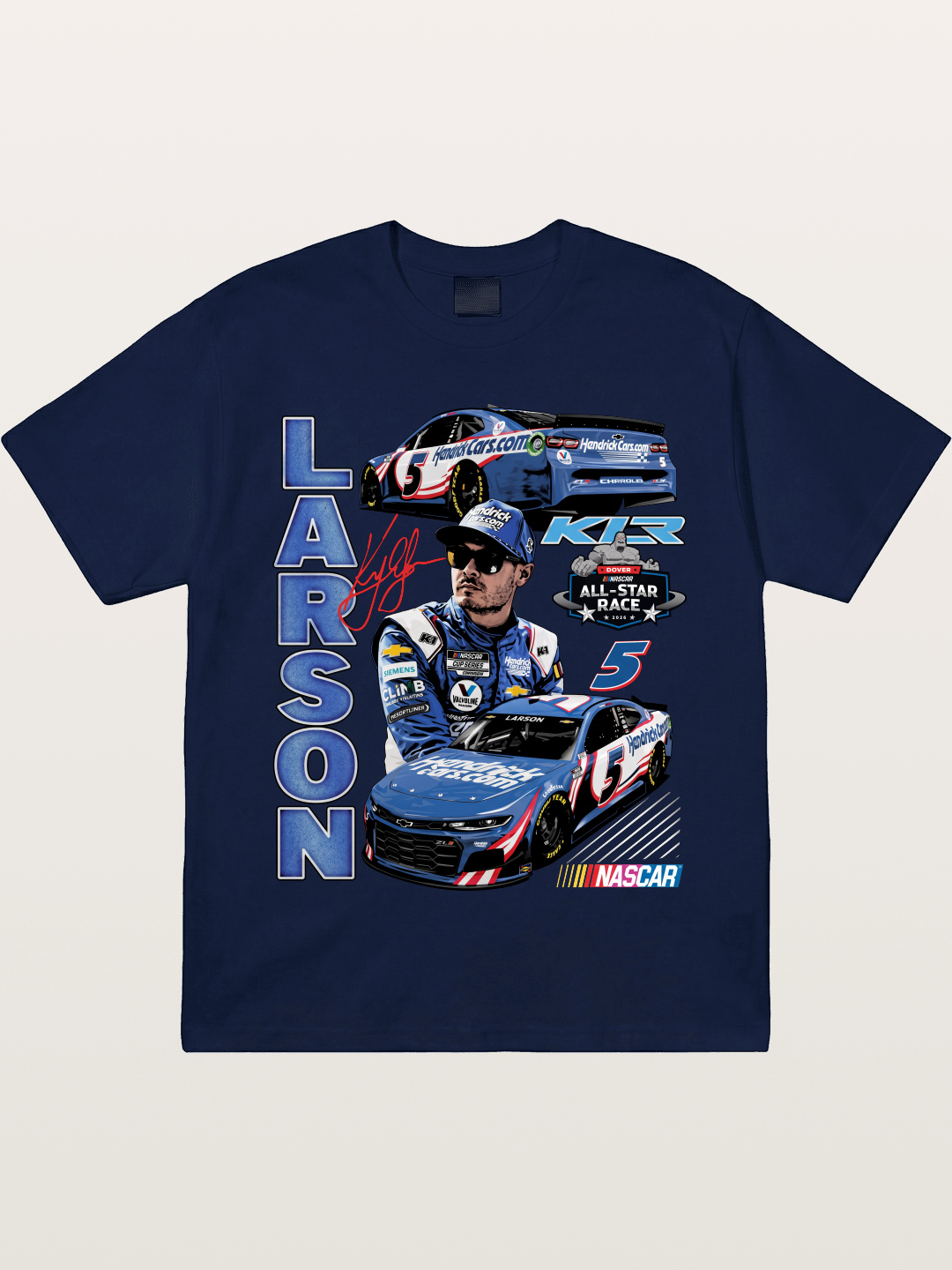 Larson All-Star Race Driver Collage Gildan T-shirt