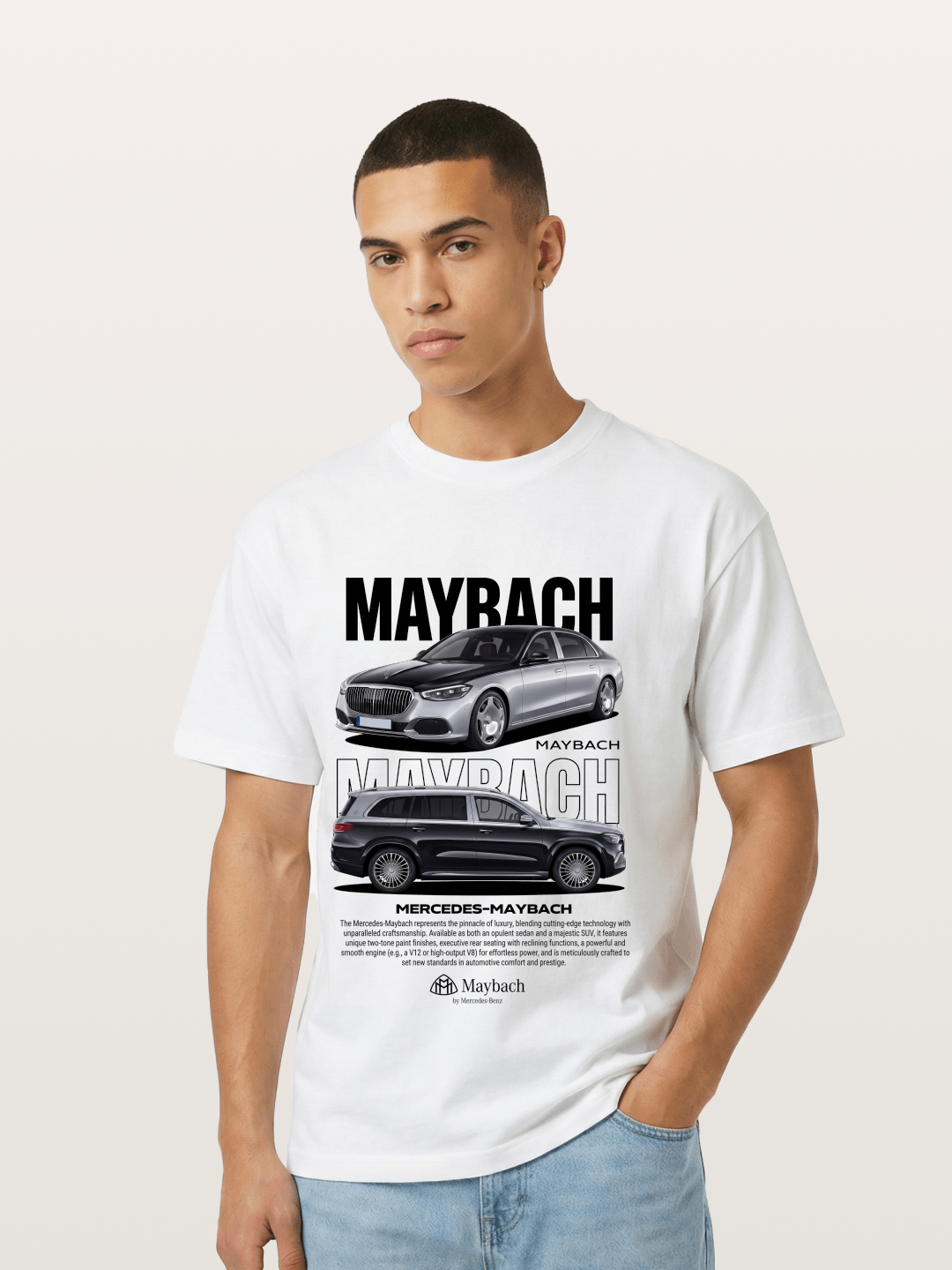 Mercedes Maybach Auto Design Gildan T-shirt