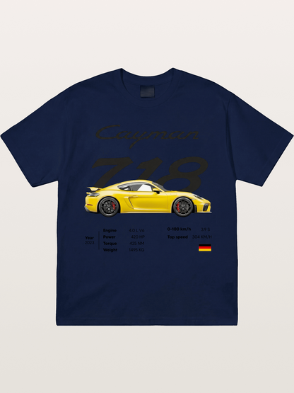 718 Porsche Vibe Gildan T-shirt