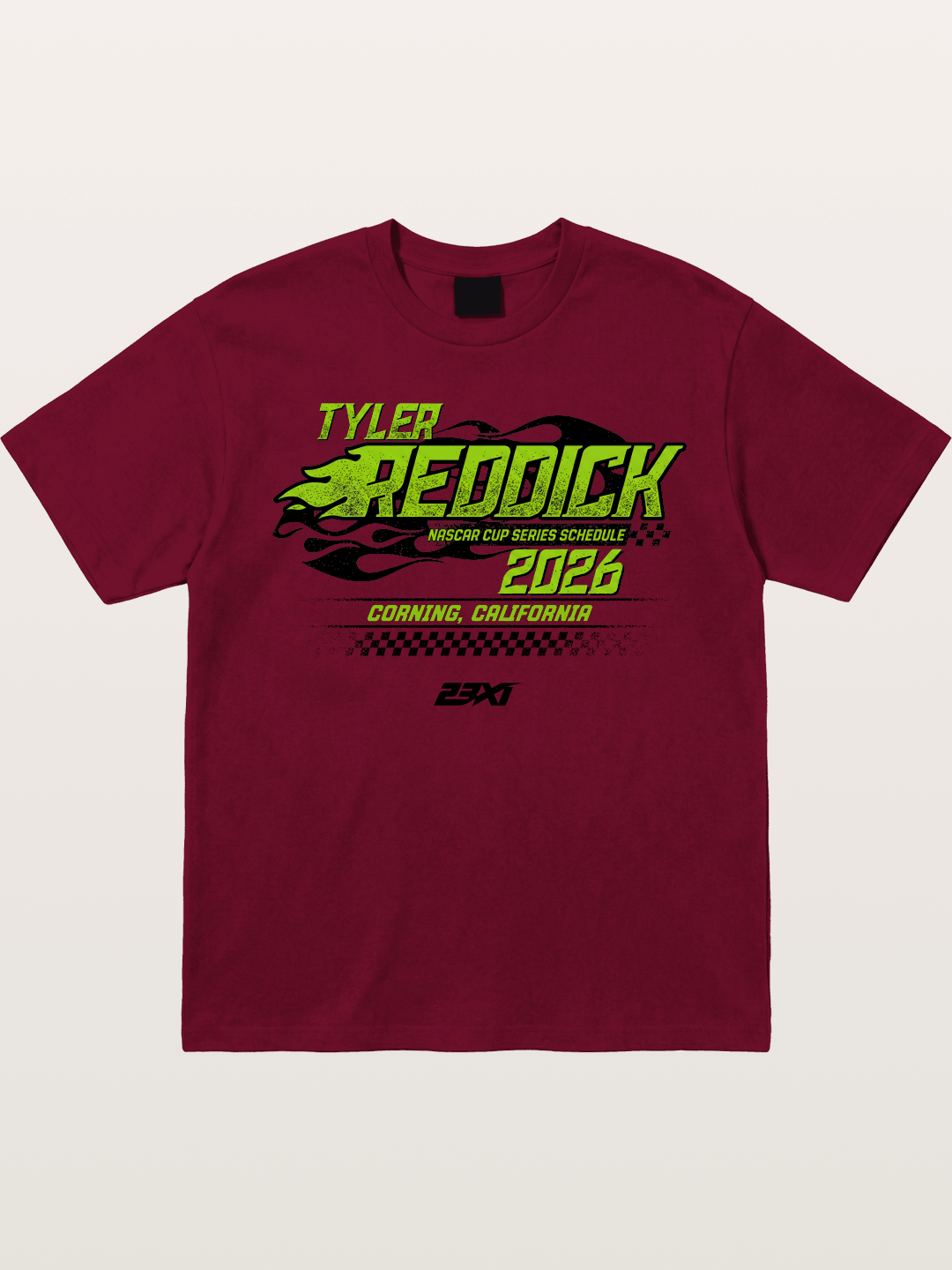 Tyler Reddick 2026 NASCAR Schedule Art Gildan T-shirt