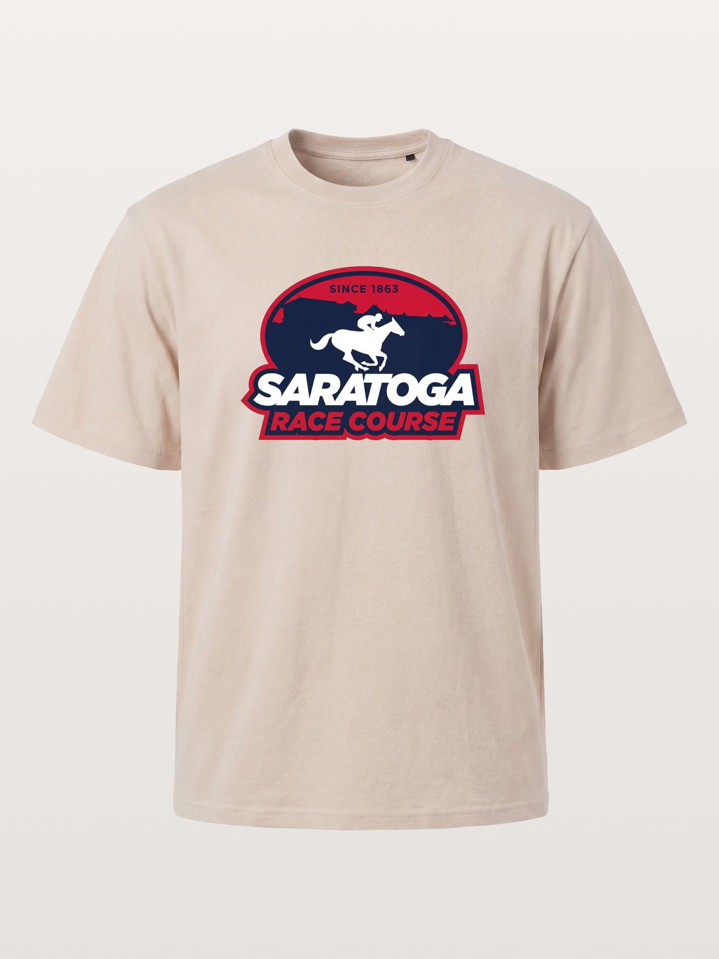 Saratoga Race Course Shield Crest Cotton T-shirt