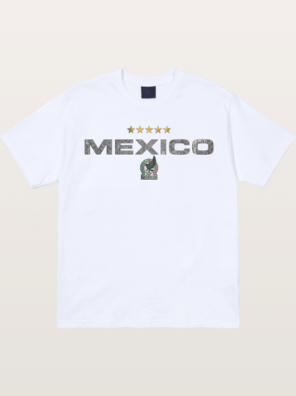 Mexico Football Retro Logo Gildan T-shirt