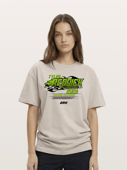 Tyler Reddick 2026 NASCAR Schedule Art Cotton T-shirt