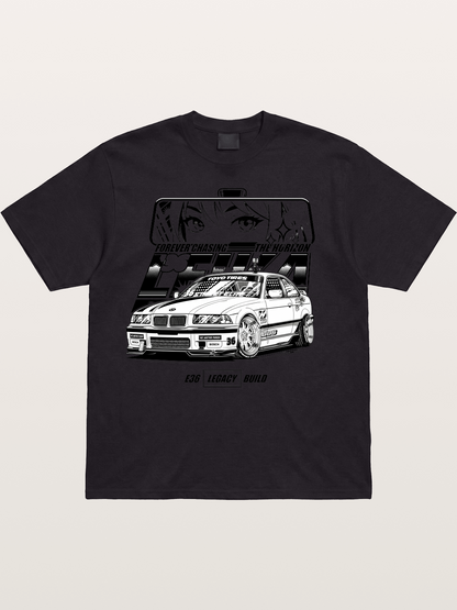 Vintage Race Car Cotton T-shirt