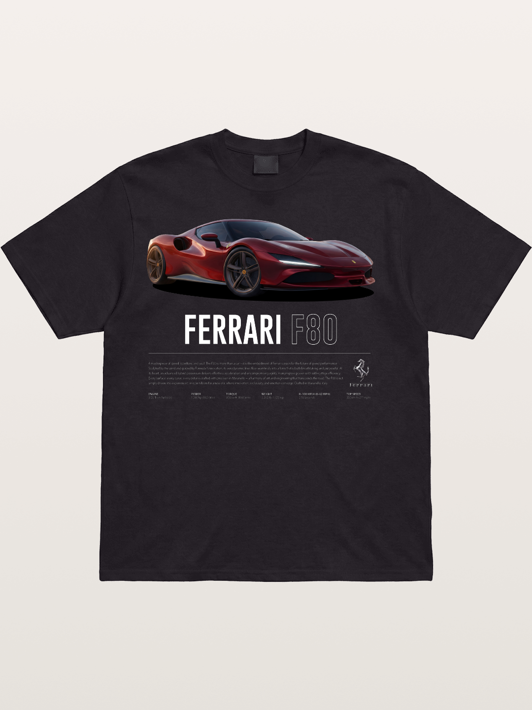 F80 Speed Cotton T-shirt