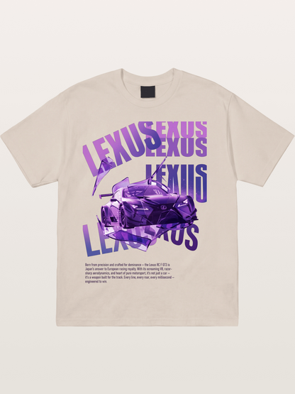 Purple RC F GT3 Shatter Art Cotton T-shirt