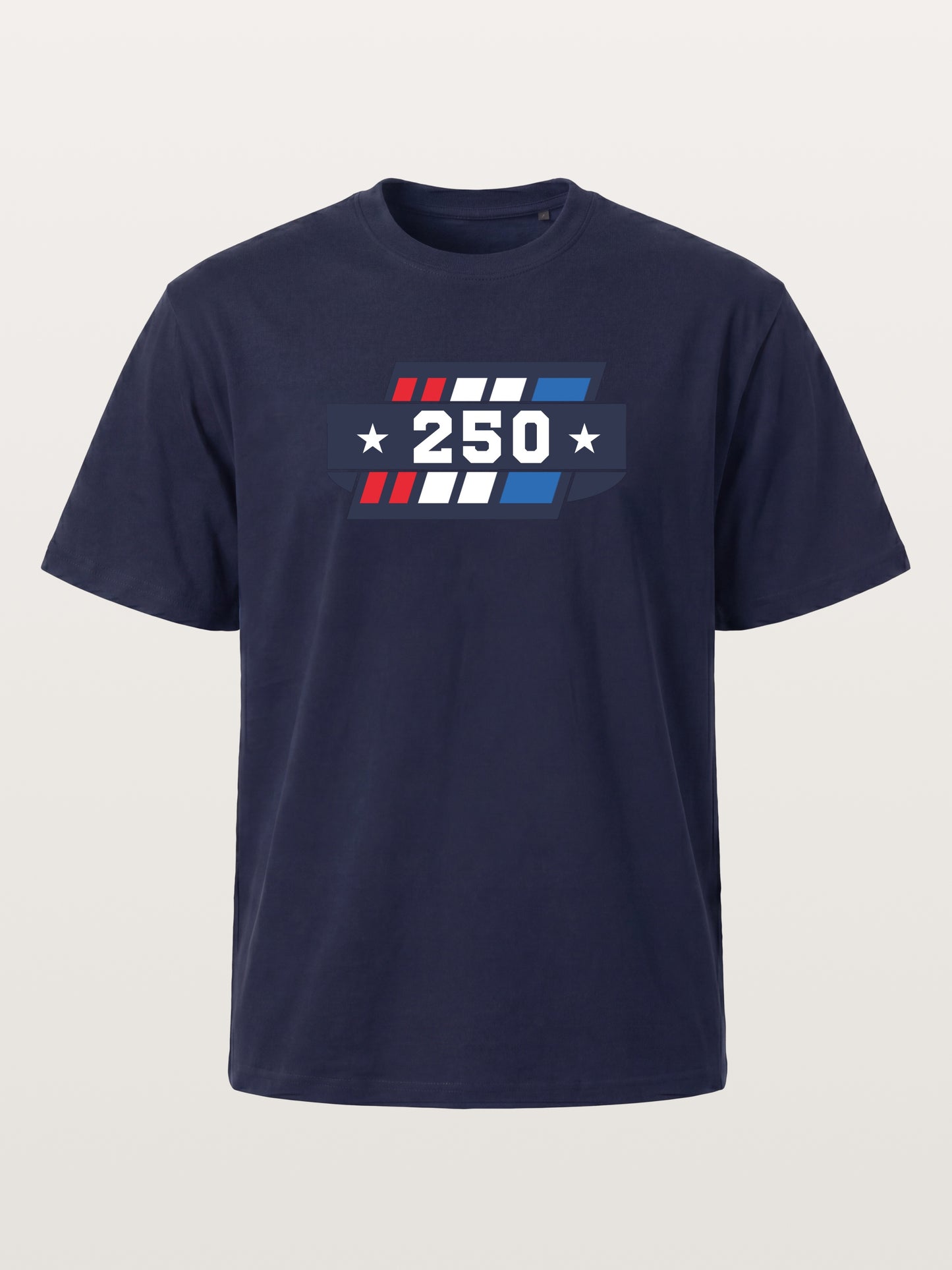 250th Anniversary Star Stripes Badge Gildan T-shirt