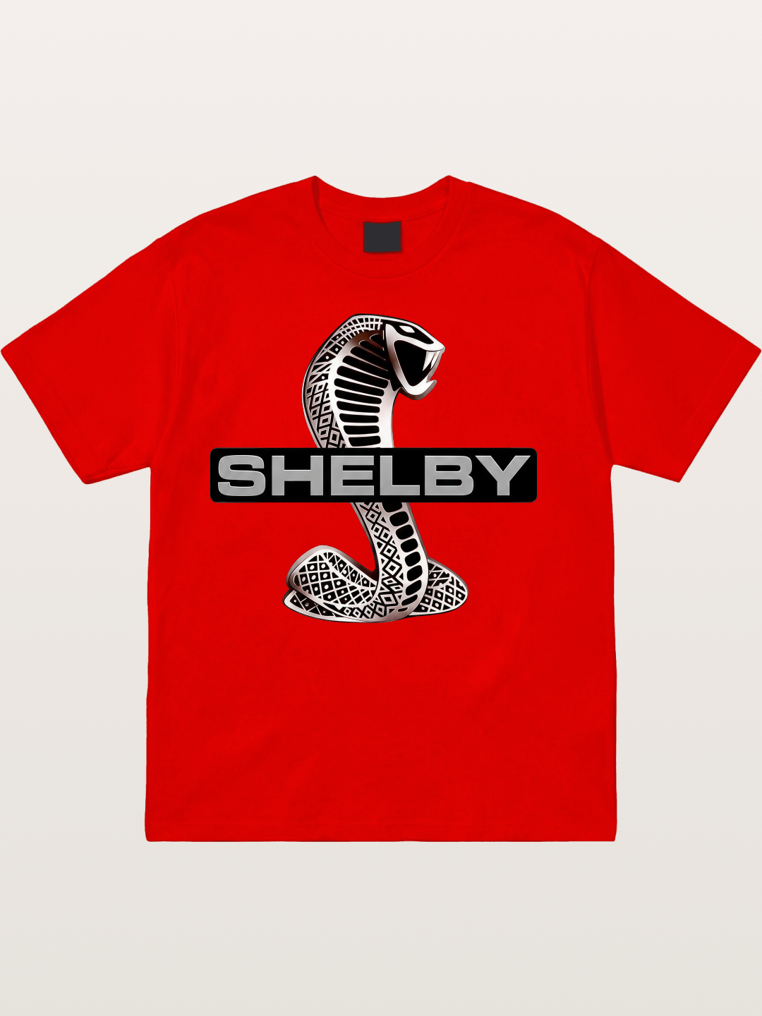 Shelby Cobra Logo Artwork Cotton T-shirt