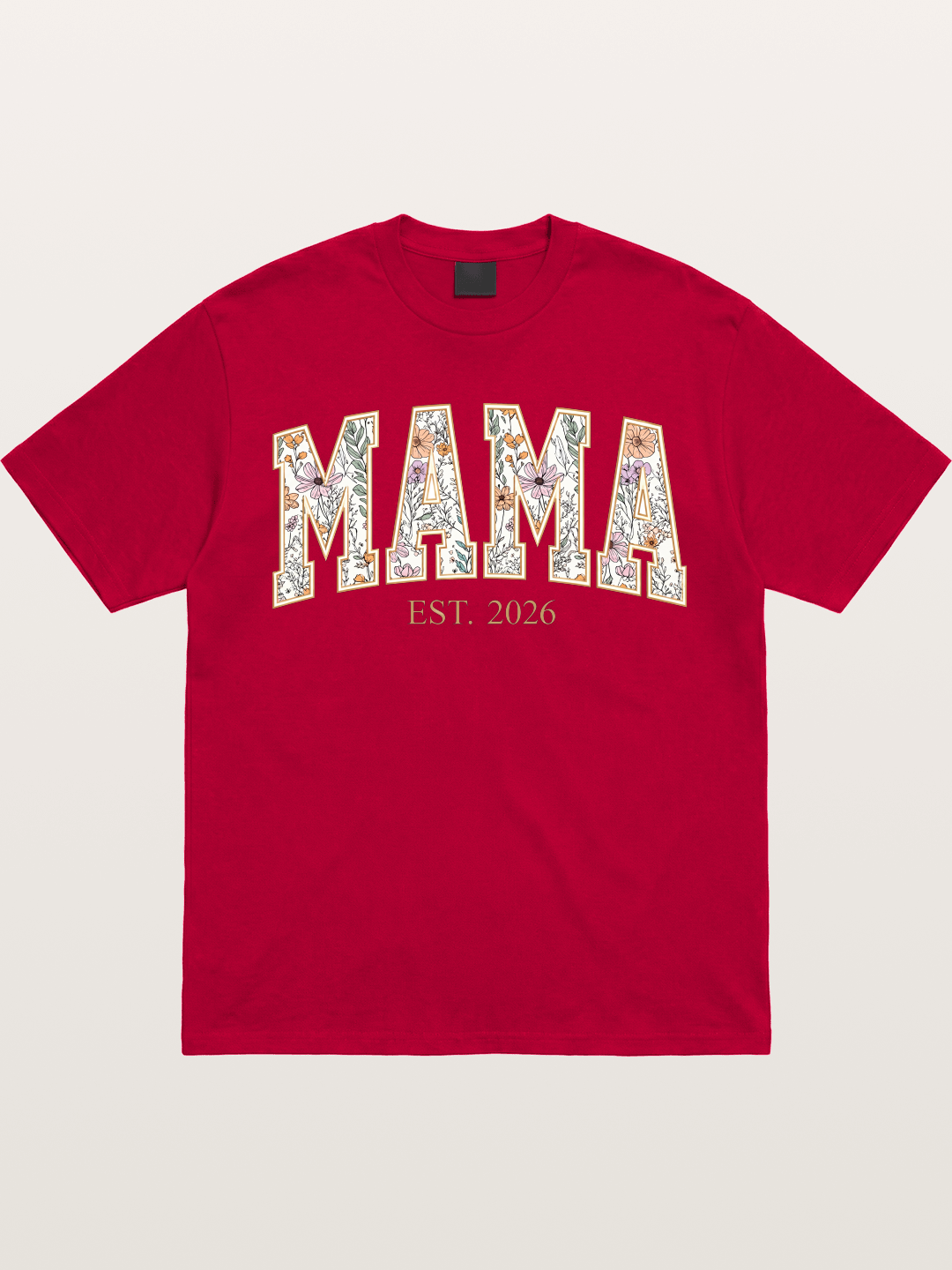 Floral Mama Est 2026 Design Gildan T-shirt