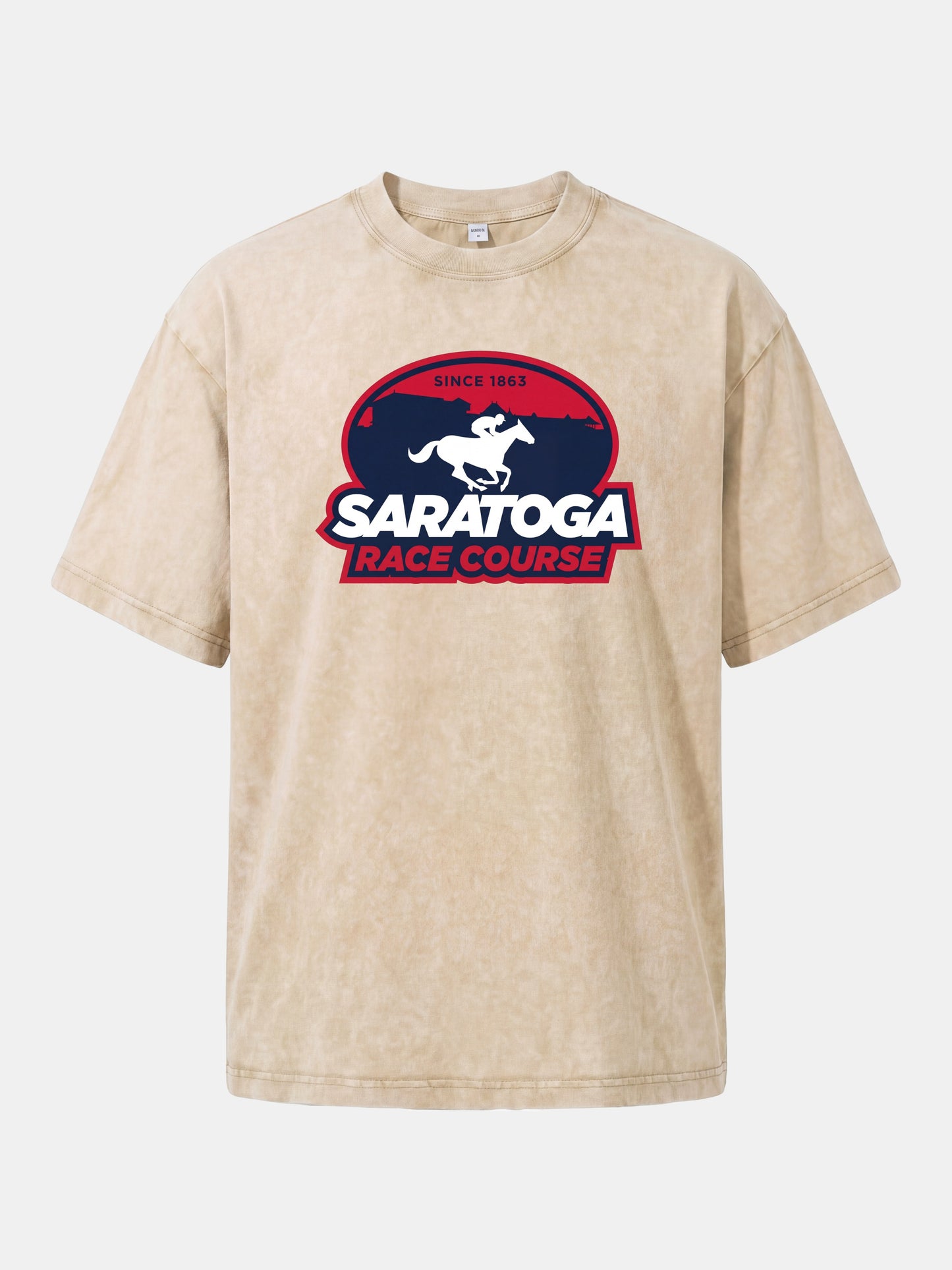 Saratoga Race Course Shield Crest Washed T-shirt
