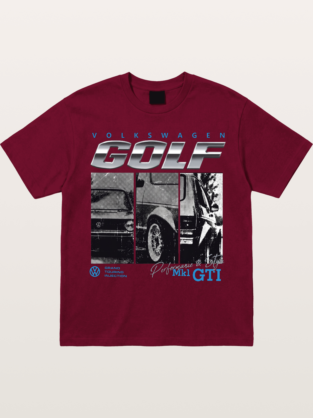 Volkswagen Golf MK1 Retro Gildan T-shirt