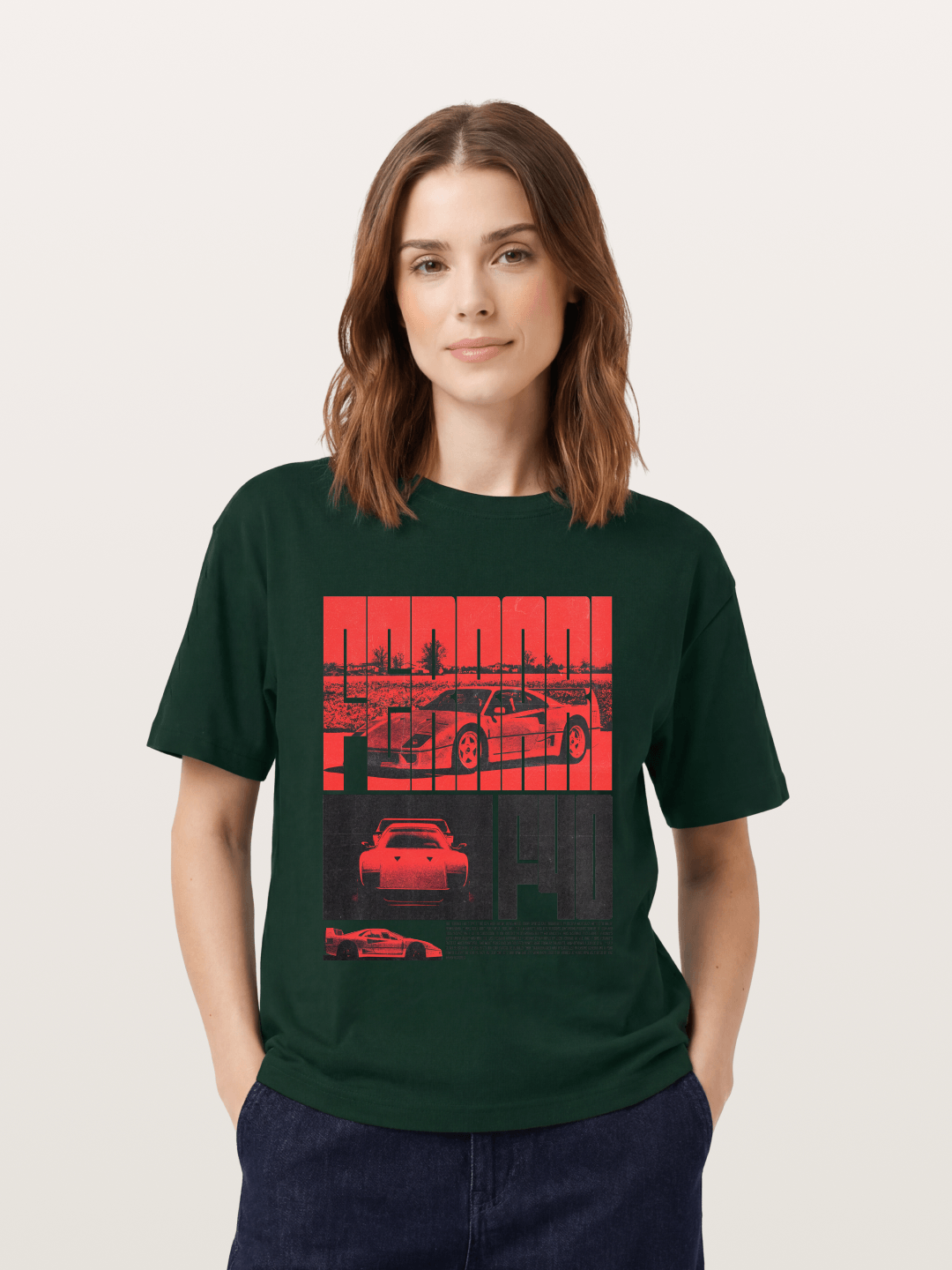 Red F40 Gildan T-shirt