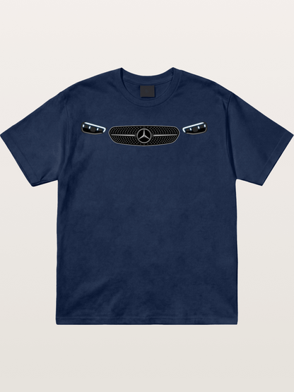 Mercedes-Benz Grille and LED Headlights Cotton T-shirt