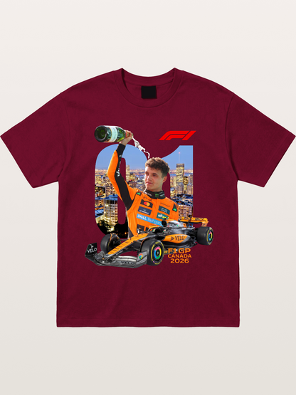 Lando Norris Canada GP 2026 Win Gildan T-shirt