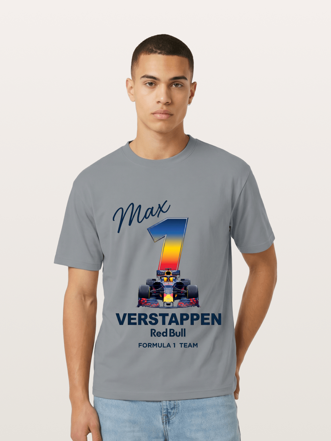 Max Verstappen Red Bull 1 Print Gildan T-shirt