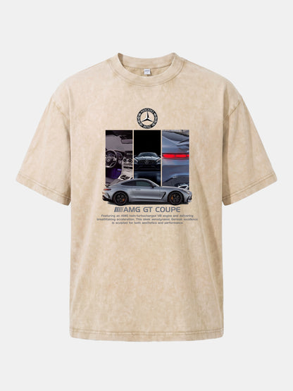 AMG GT Coupe Cabin And Exterior Mix Washed T-shirt