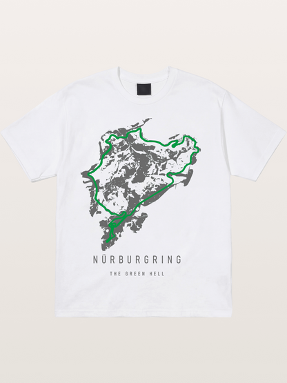 Green Hell Nu?rburgring Track Cotton T-shirt