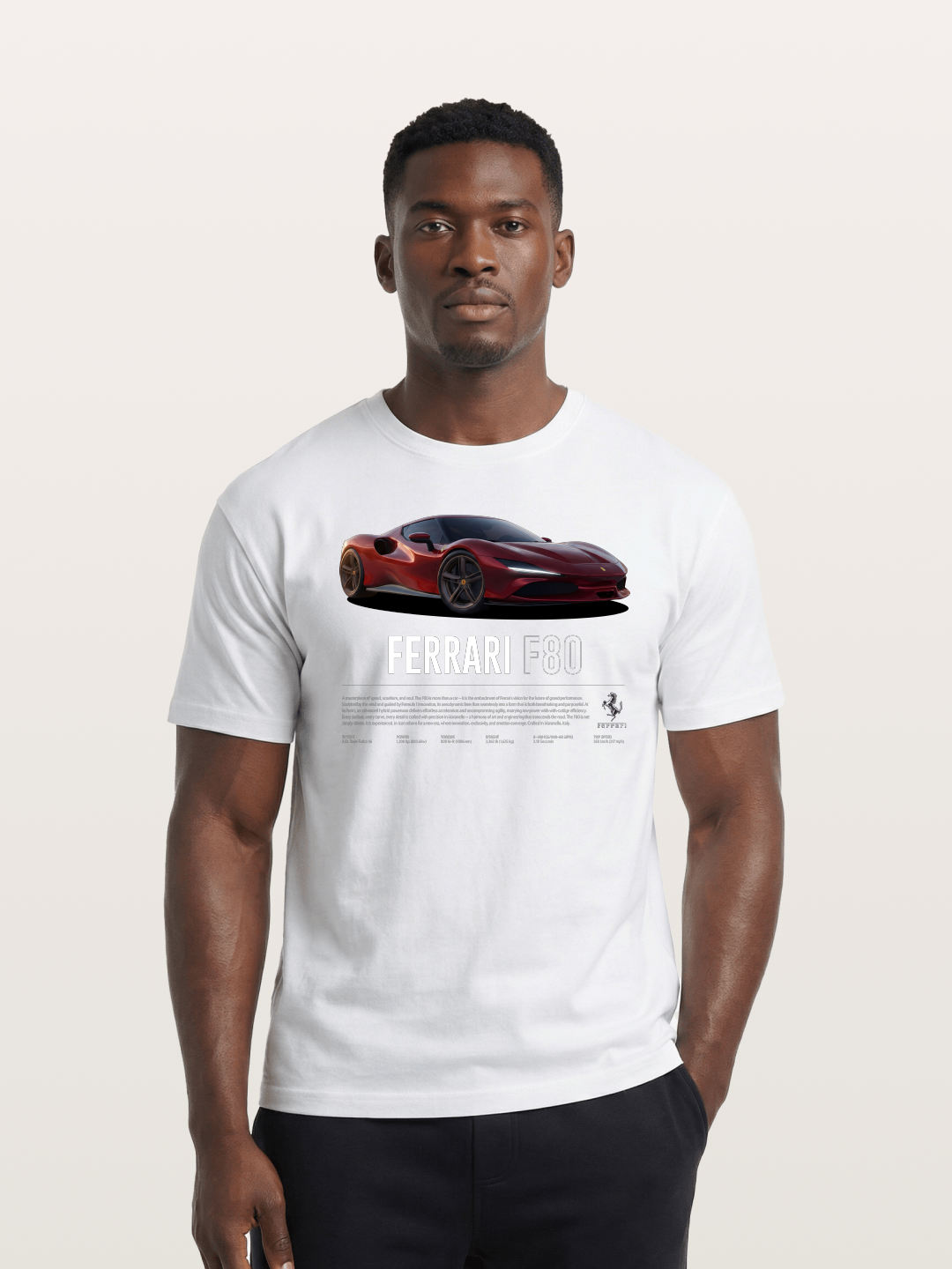 F80 Speed Cotton T-shirt