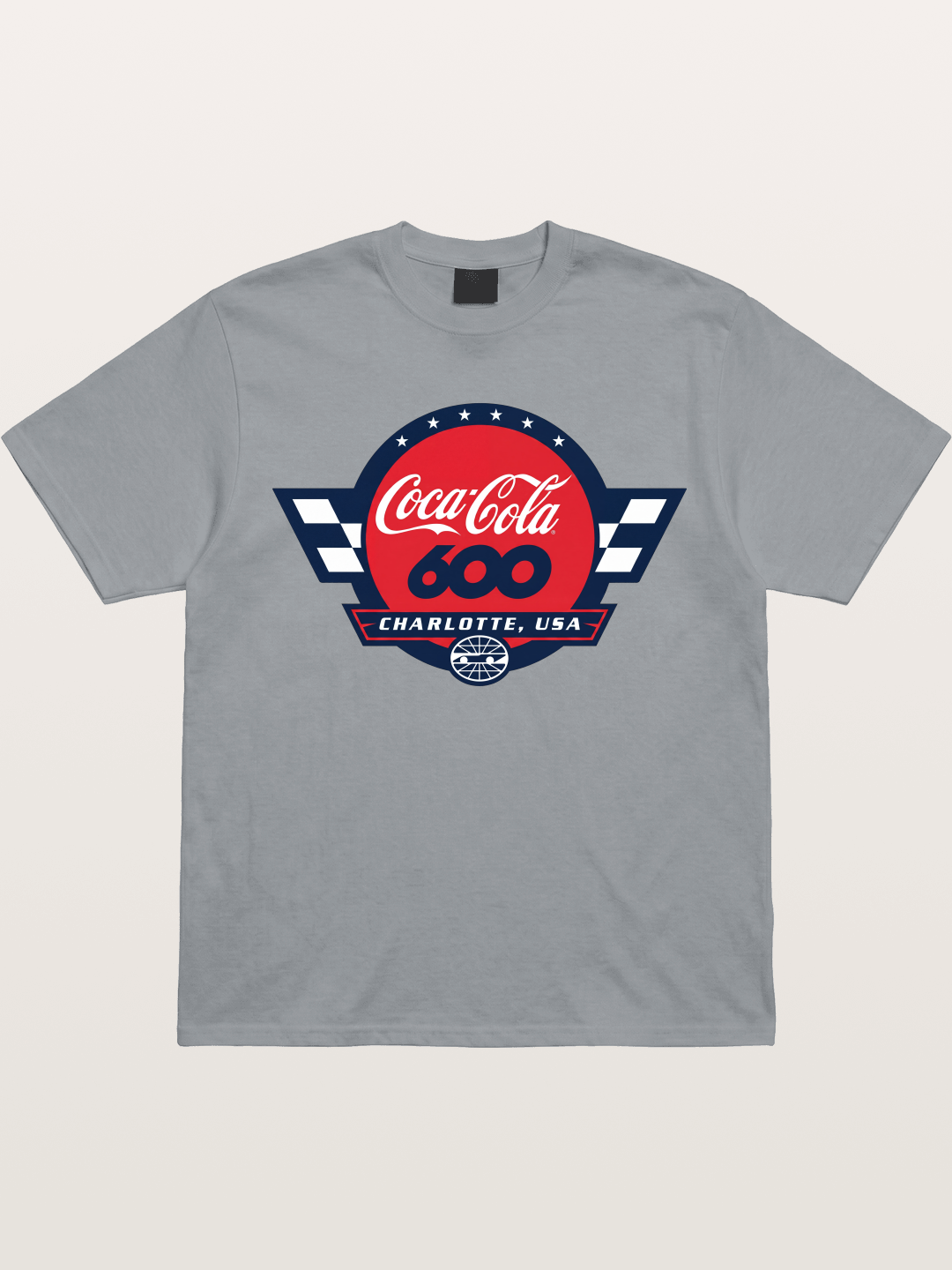 Coca-Cola 600 Charlotte USA Race Emblem Gildan T-shirt