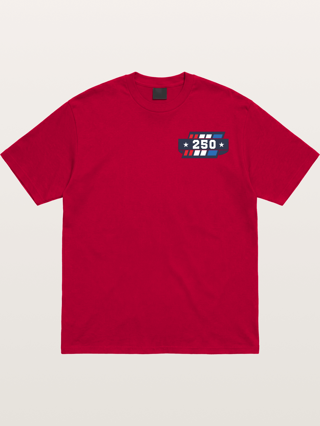 250th Anniversary Star Stripes Badge Gildan T-shirt