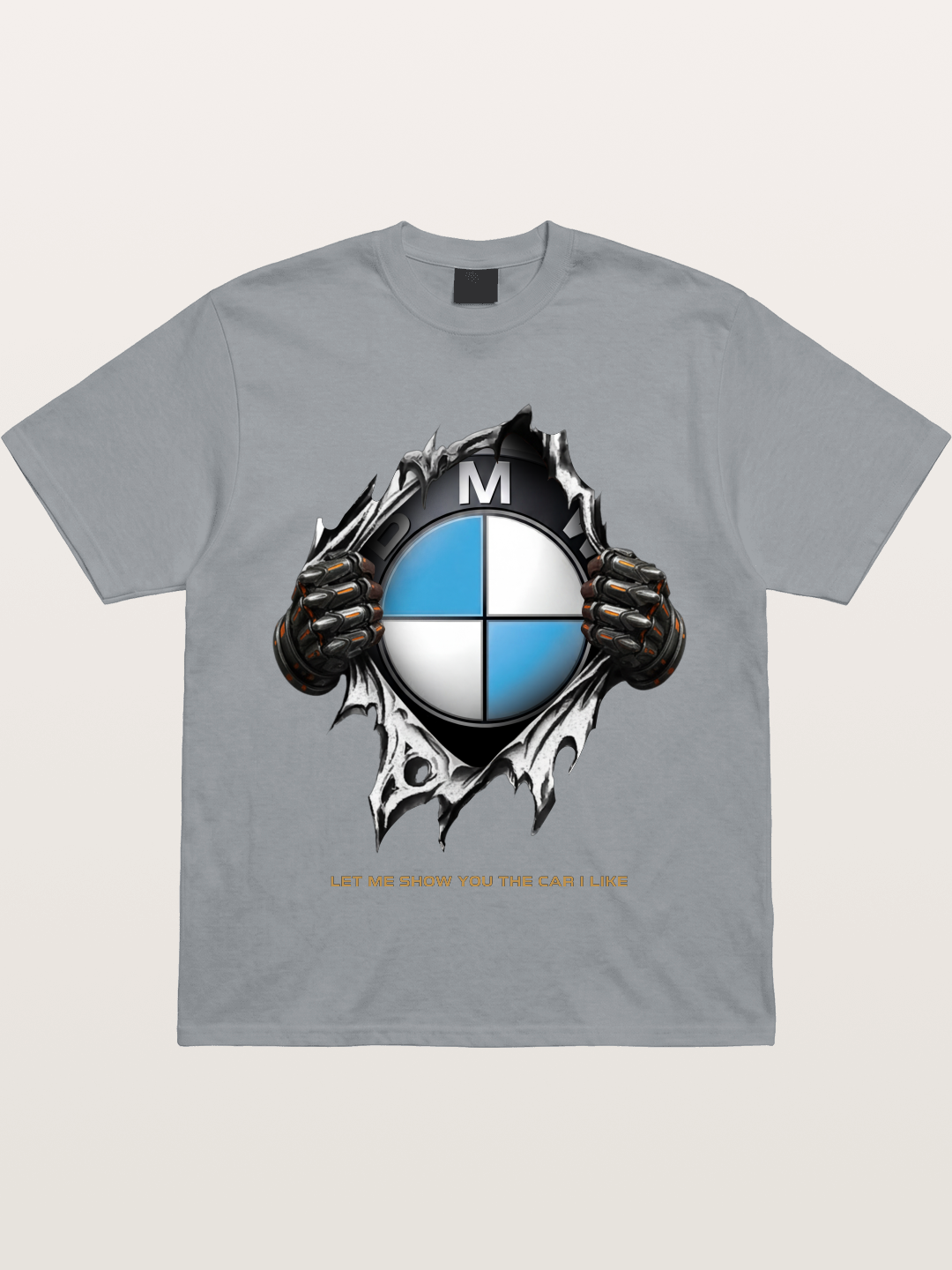BMW Roundel Tear Through Design Gildan T-shirt