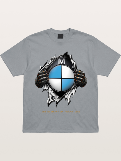 BMW Roundel Tear Through Design Gildan T-shirt