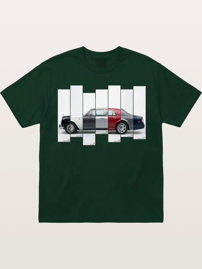 Multi-Color Rolls Royce Timeline Gildan T-shirt