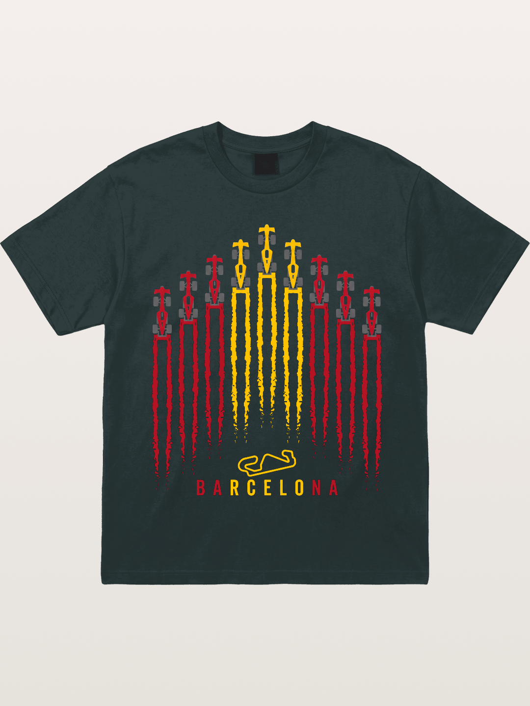 Barcelona GP Racing Column Streaks Gildan T-shirt