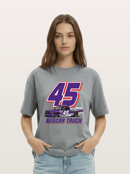 Purple 45 Racer Gildan T-shirt