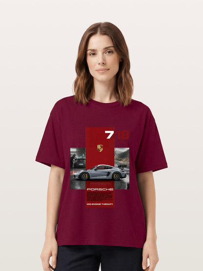 Porsche 718 GT4 RS Mid-Engine Therapy Gildan T-shirt