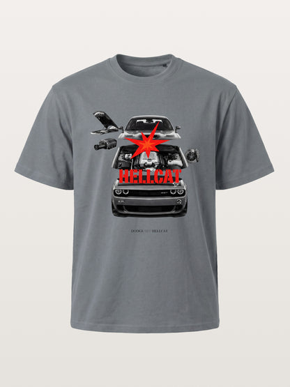 Engine Explode Hellcat Artwork Cotton T-shirt