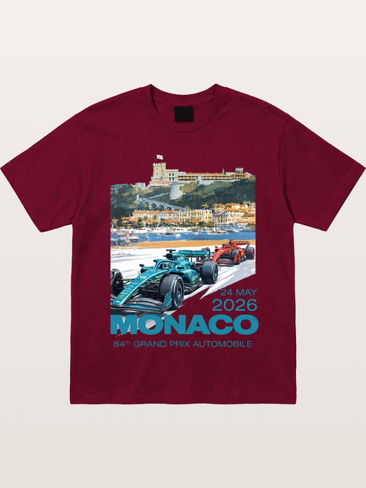 2026 Monaco Grand Prix Race Cars Scene Gildan T-shirt