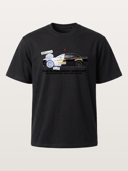 Blueprint Hellcat Spec Poster Cotton T-shirt