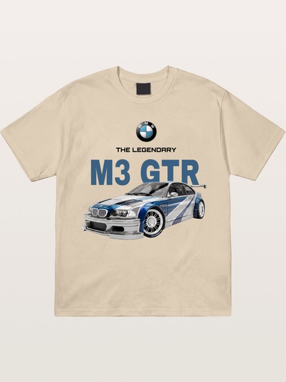 BMW M3 GTR Legend Print Gildan T-shirt