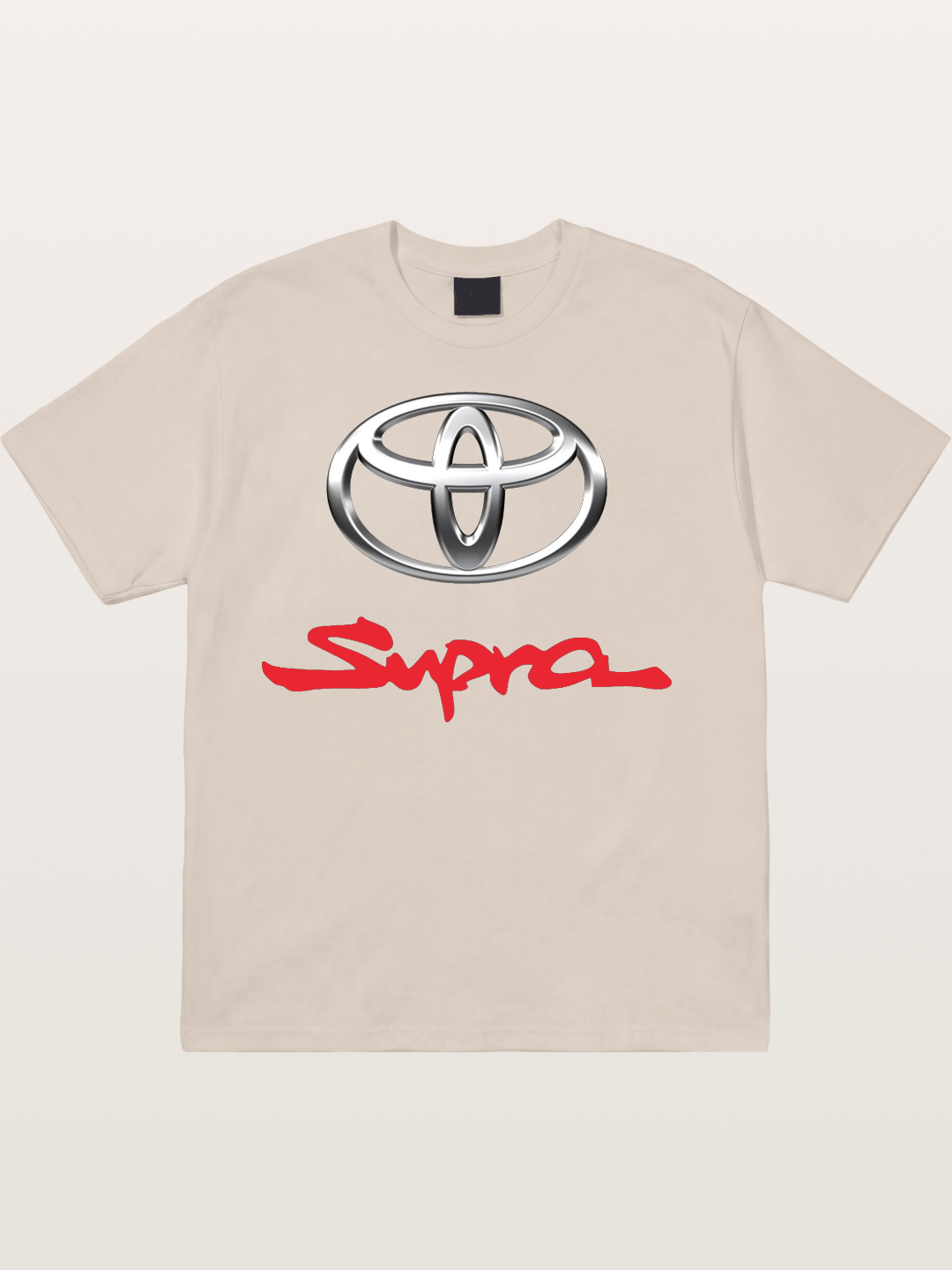 Toyota Supra Handwritten Logo Cotton T-shirt