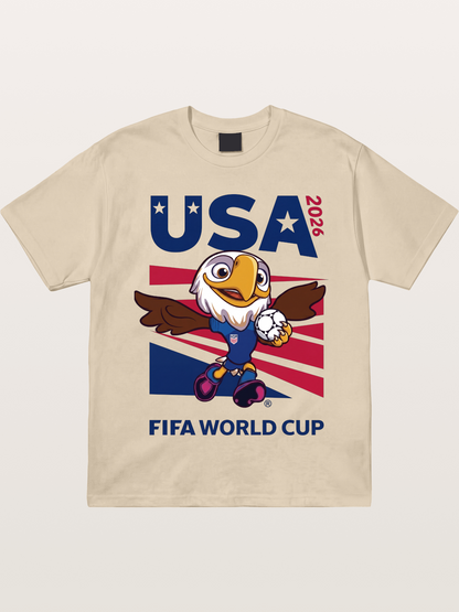 USA Eagle Mascot World Cup Gildan T-shirt
