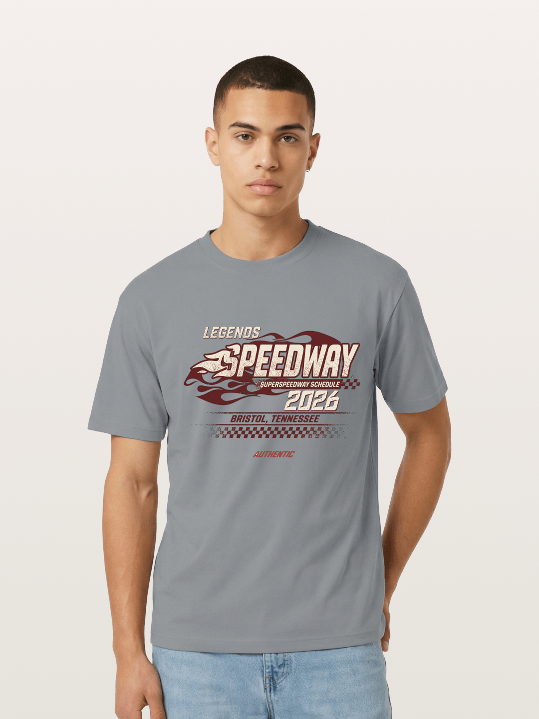 Flame Speedway Gildan T-shirt