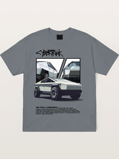 Tesla Cybertruck Poster Cotton T-shirt