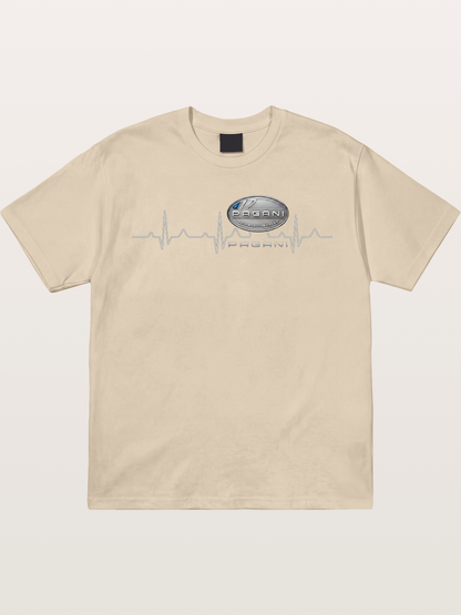 Pagani Heartbeat Badge Gildan T-shirt