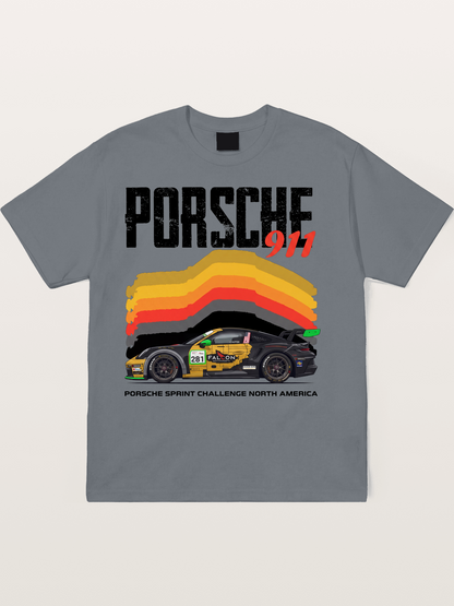 Porsche 911 Sprint Challenge Gradient Cotton T-shirt