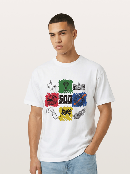 Indy 500 Sketch Gildan T-shirt